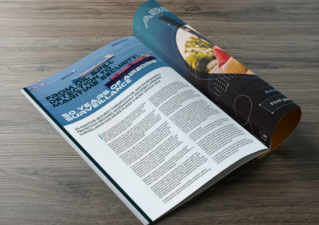 Oil spill detection to maritime security